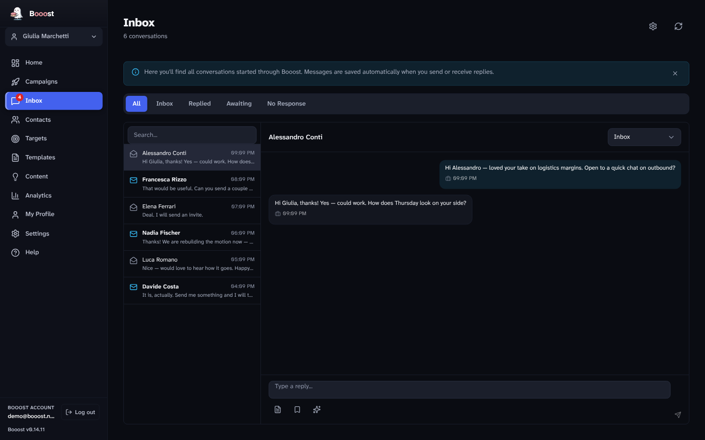 AI-assisted inbox